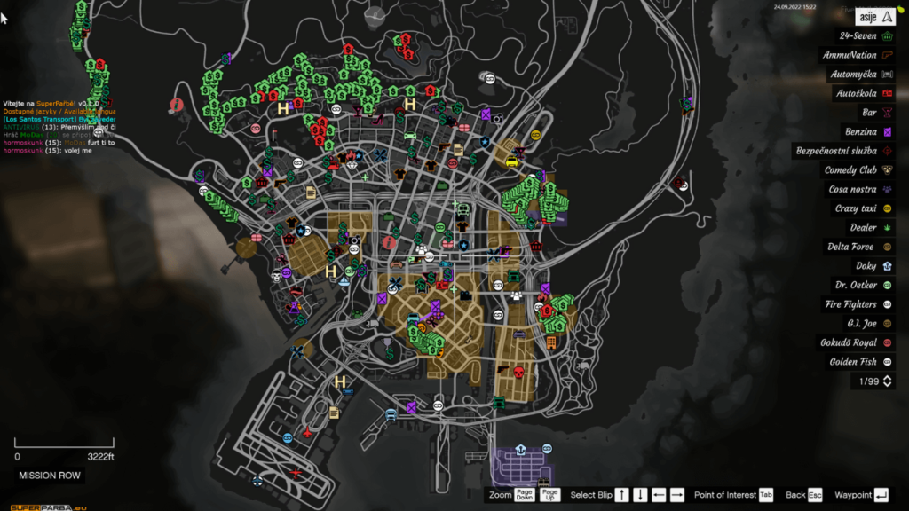 GTA 5 online mapa sveta, superpazba online gta 5 server - role play