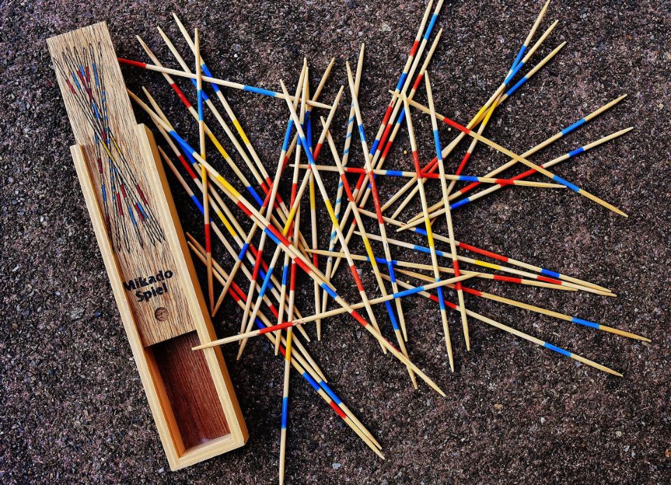 Mikádo - drevené paličky, Pravidlá hry Mikádo, ako sa hrá mikádo, pravidla mikada